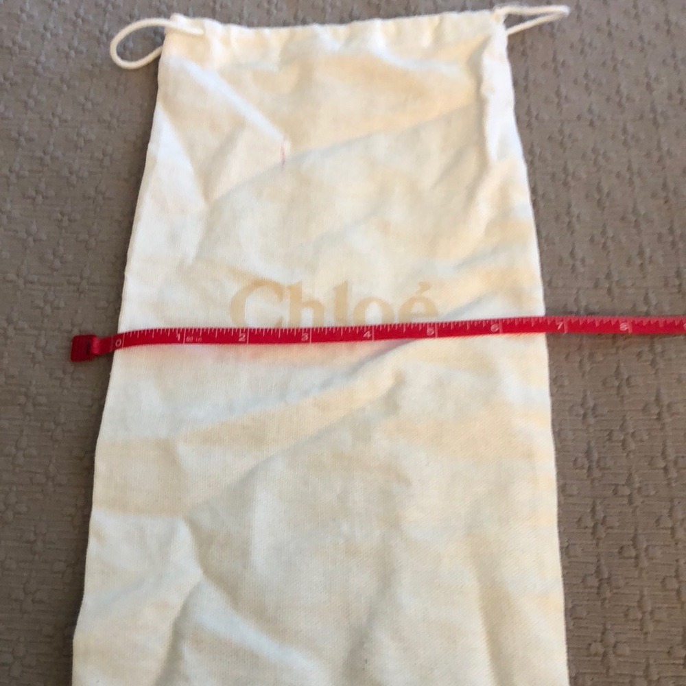 Chloe shoe dust bag 7x12. PAIR One small mark